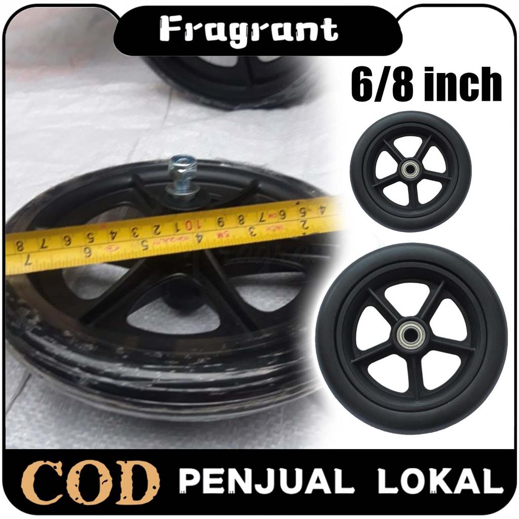 Roda depan kursi roda 8 inch - Kursi Roda Diameter Full 20 Cm Roda Kursi Roda - Roda Bagian Depan Ku
