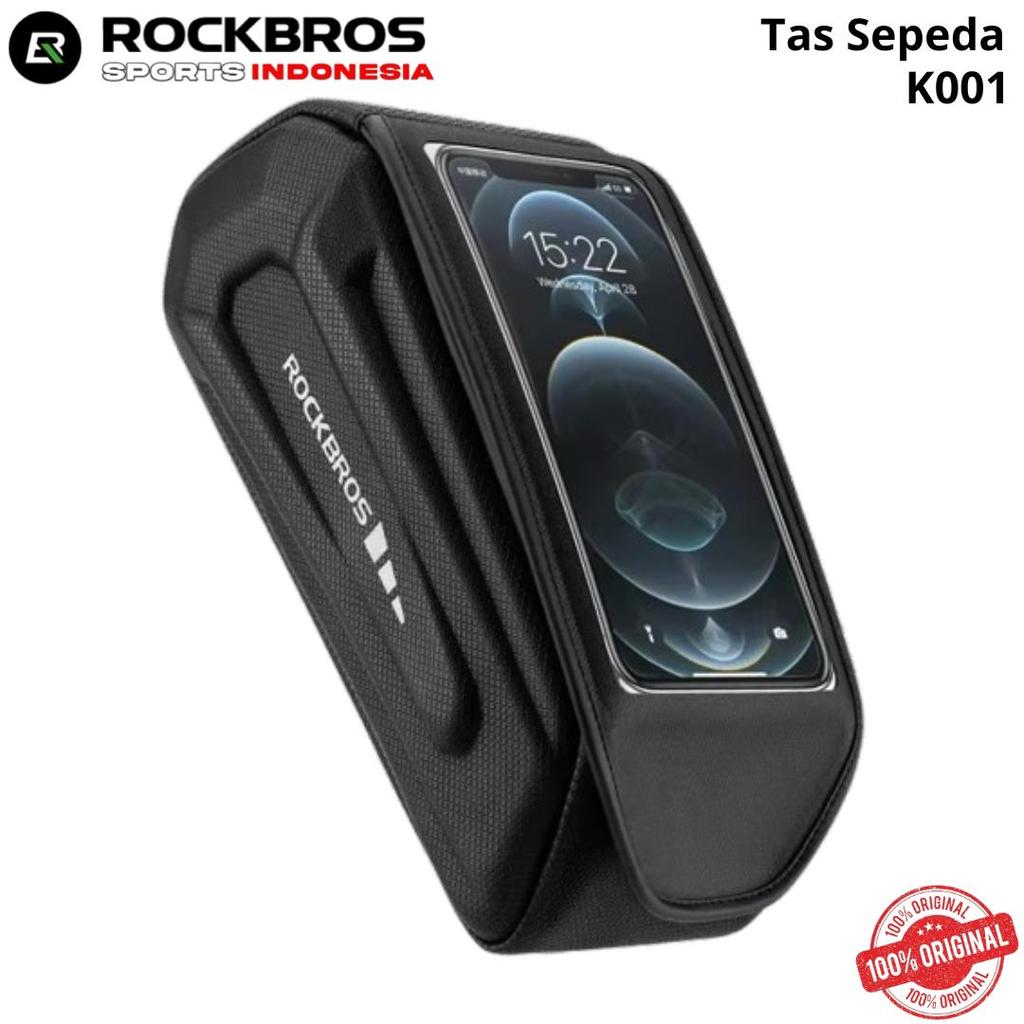 ROCKBROS K001 - Tas Depan Sepeda - Bicycle Front Bag Waterproof - Tas Stang Sepeda MTB Road Bike - T