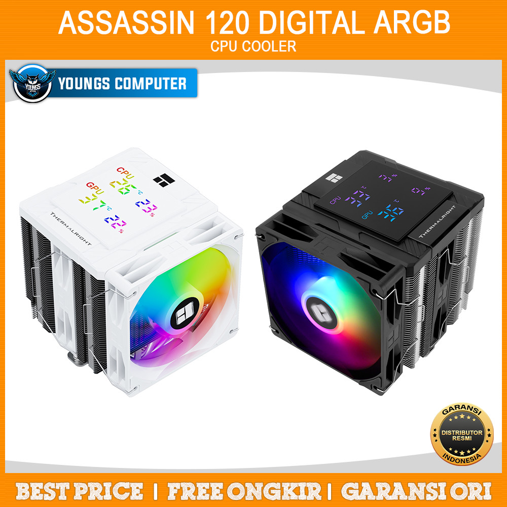 THERMALRIGHT Peerless Assassin 120 Digital ARGB Dual Tower Black / White