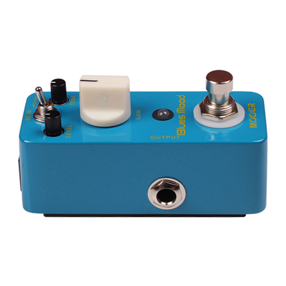 MOOER Blues Mood Overdrive Guitar Effect Pedal Blues Style 2 Modes True Bypass Full Metal Shell Micr