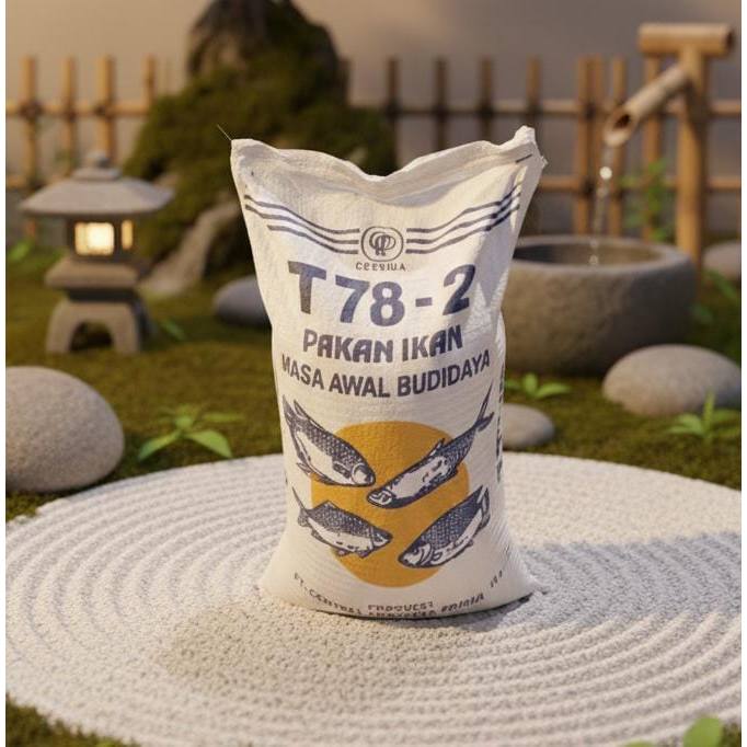 T78-2 Pelet Pakan Makanan Benih Bibit Ikan Lele Gurame Nila T782 1 kg