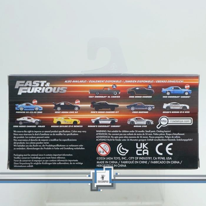 Jada Fast and Furious 1:32 Brian's Nissan GTR R35 Diecast 1/32 Die-cast GT-R