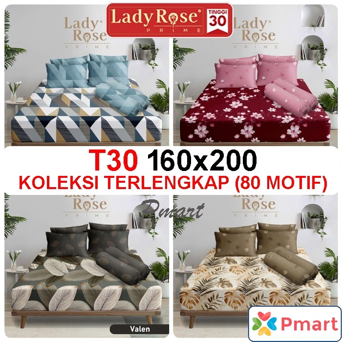 SPREI LADY ROSE 160x200 / SPREI LADY ROSE QUEEN / SPREI LADYROSE  /  SPRAI LADY ROSE 160x200