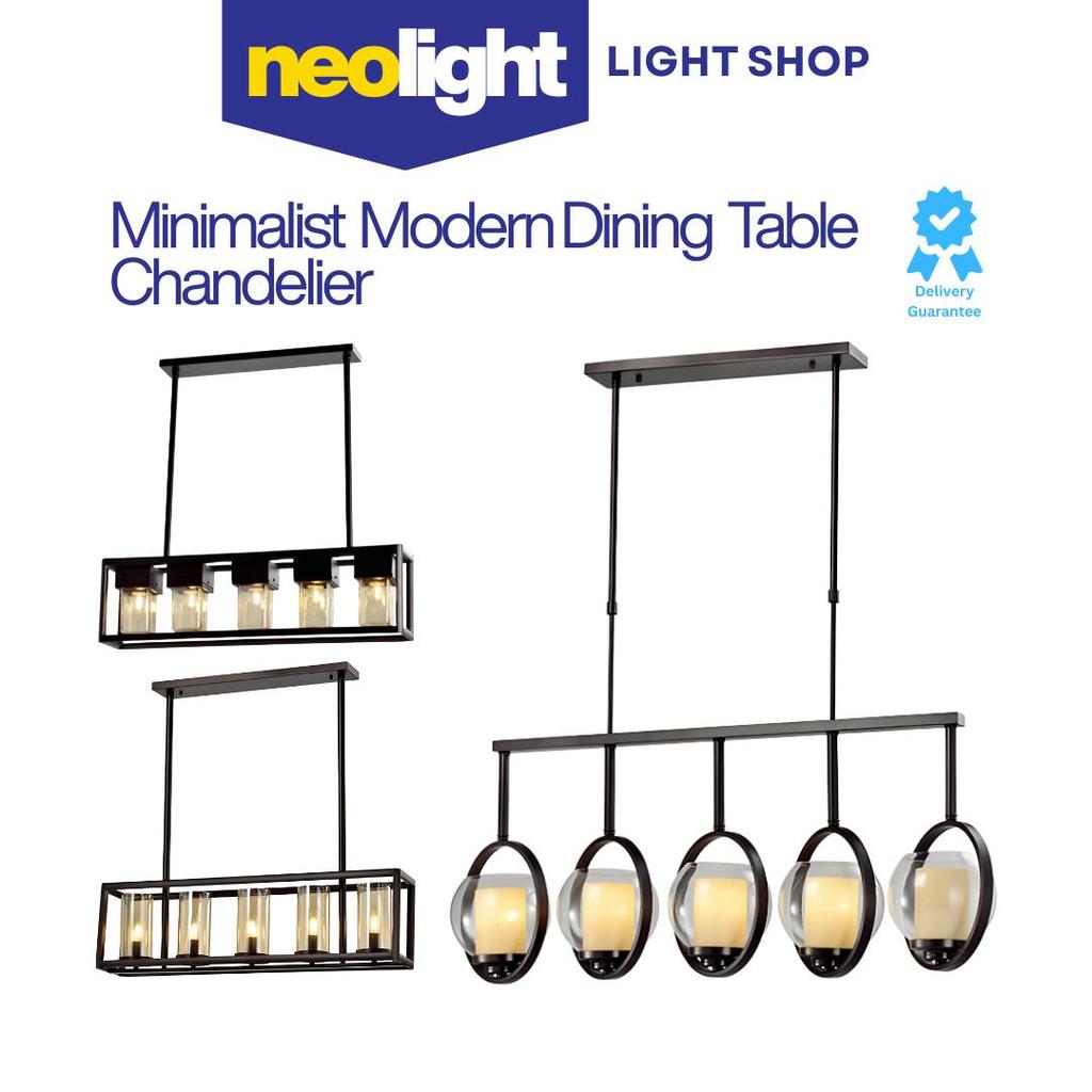 NEOLIGHT - LG9014/5 CF | Lampu Gantung Hias Meja Makan Minimalis Lampu Gantung Meja Makan Minimalis 
