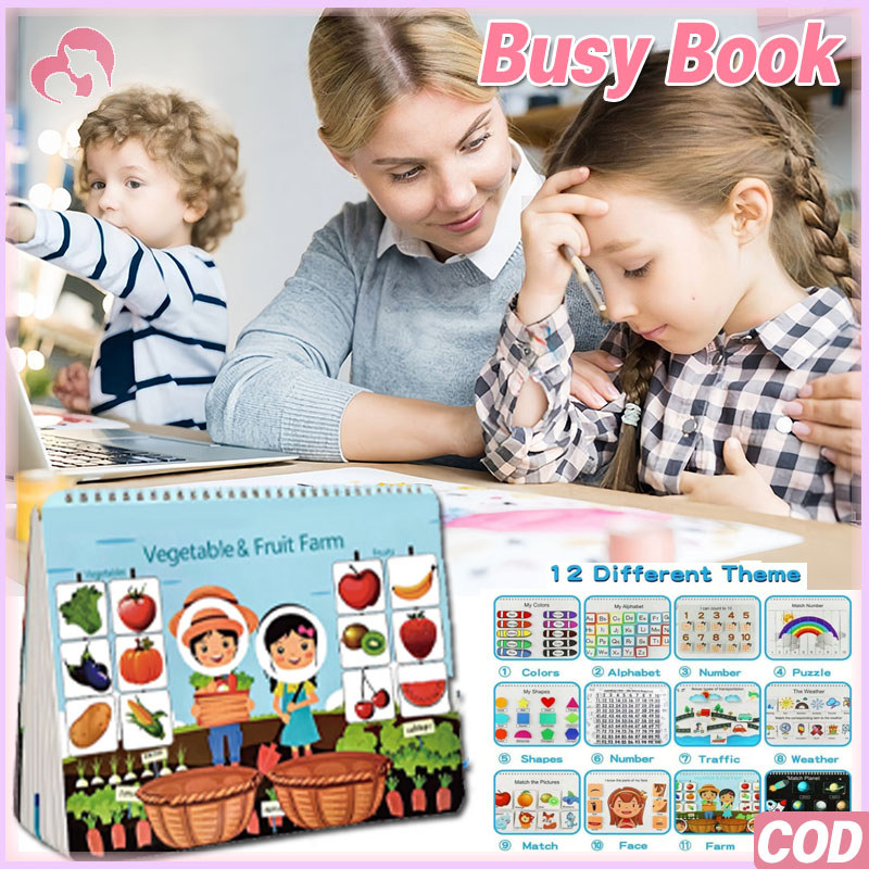 Buku Sticker Anak Buku Edukasi Aktivitas Anak Buku Edukasi Aktivitas Anak Buku Pendidikan Anak Busy 