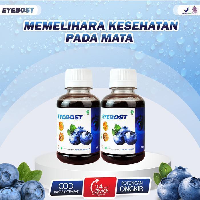 PROMO PAKET 1 BOTOL EYEBOST |Madu Eyebost Vitamin Mata Ekstrak Buah Bilbery| Original ORIGINAL