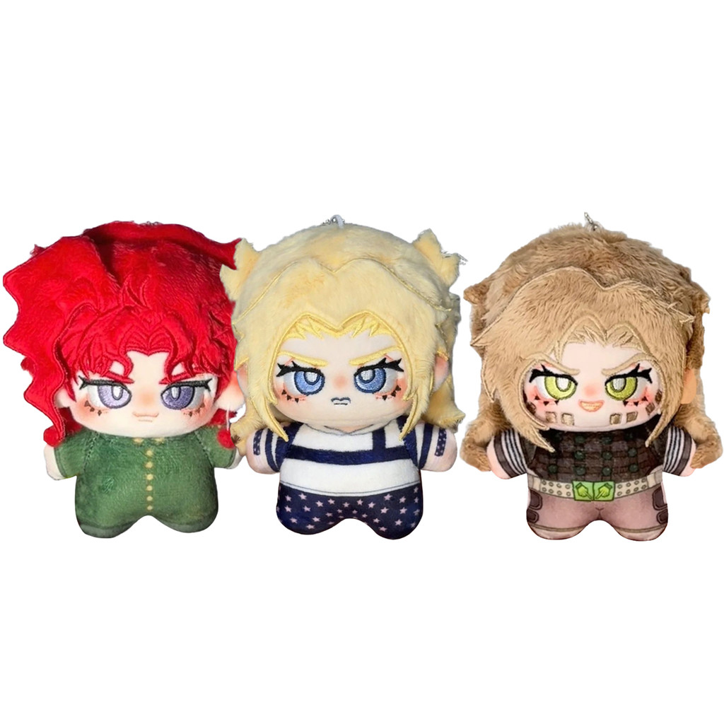 Golden Wind Anime Plush Doll Toys JoJo Pendant Johnny Joestar plush toy Gyro Zeppeli figure Kakyoin 