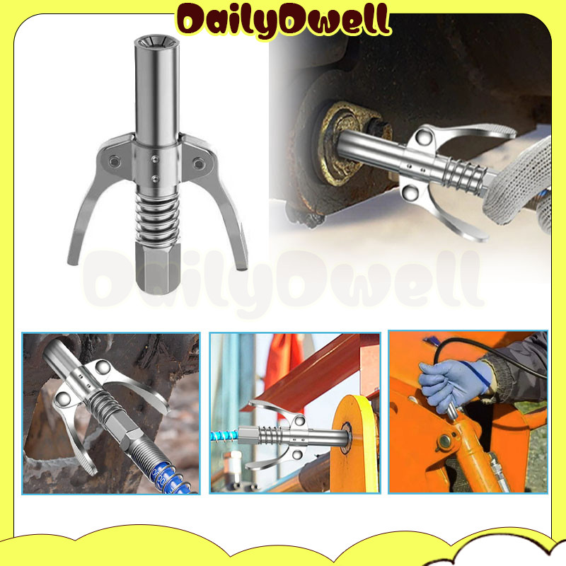 kepala pompa gemuk /grease coupler kepala 2 grip/grease coupler kepala grease gun pegangan ganda kep