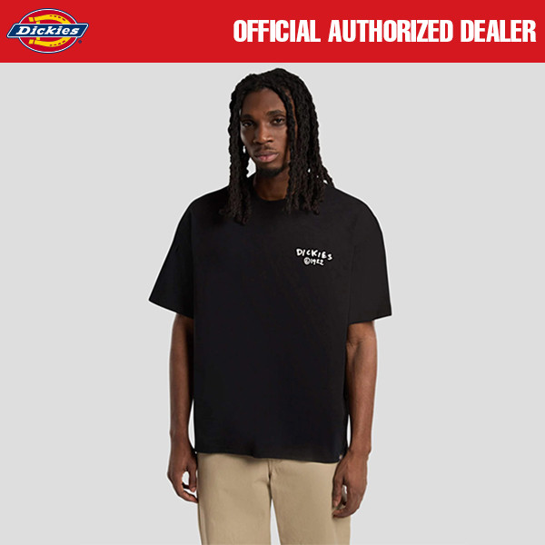 KAOS KATUN PRIA CASUAL SIMPLE LENGAN PENDEK HITAM ORIGINAL DICKIES | SLAYDEN GD BLACK