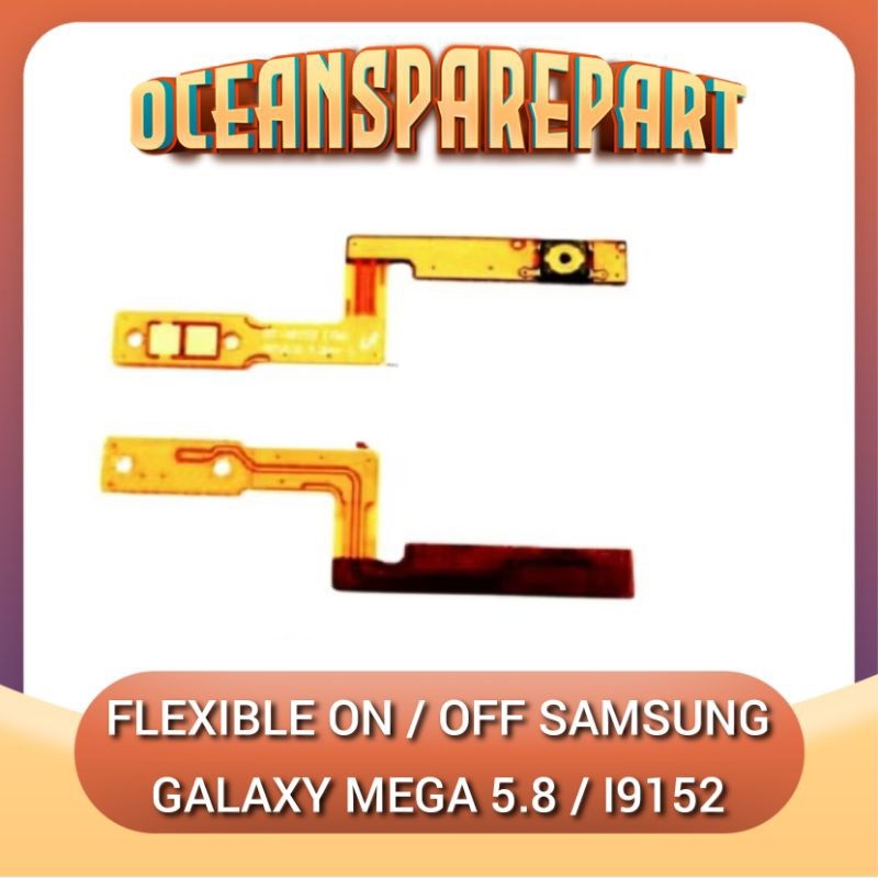 FLEXSIBLE TOMBOL ON OFF POWER SAMSUNG GALAXY MEGA 5.8 / I9152 ORIGINAL