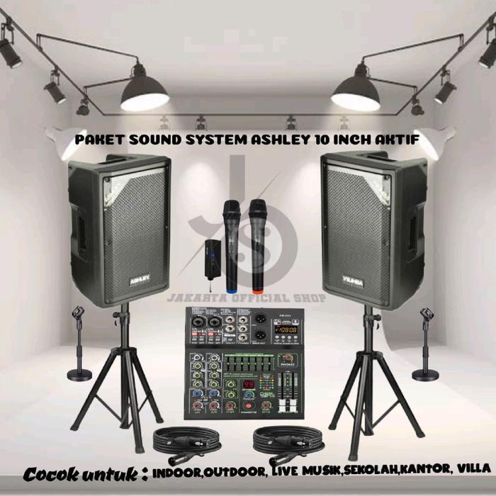 PAKET SOUND SYSTEM ASHLEY 10 INCH AKTIF