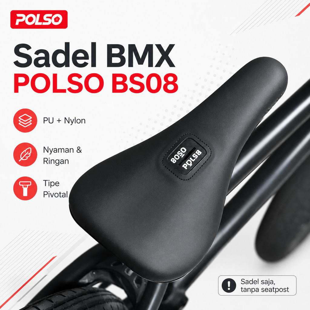 Sadel Pivotal Colorfull Saddle Jok Sepeda DJ BMX Bike Tipe Pivotal