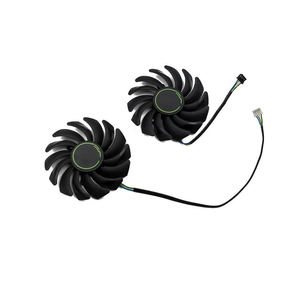 2pcs/lot 87mm PLD09210S12HH Cooler Fan For MSI GeForce GTX 1660 Ti SUPER RTX 2060 2070 2080 VENTUS X