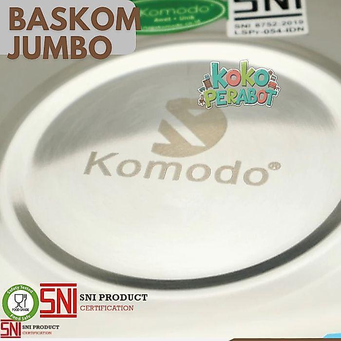 Baskom Jumbo Stainless Anti Karat 70 Cm Komodo Baskom Stainless