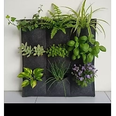 vertikal garden geotextil non woben 9 lubang