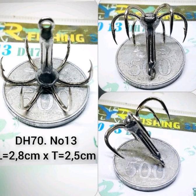 Pesca - Garong Baronang Dh-70 Iseama No13 Bahan Kail Daichi Kw Ukuran 2,8Cm X 2,5Cm Pengiriman Senin