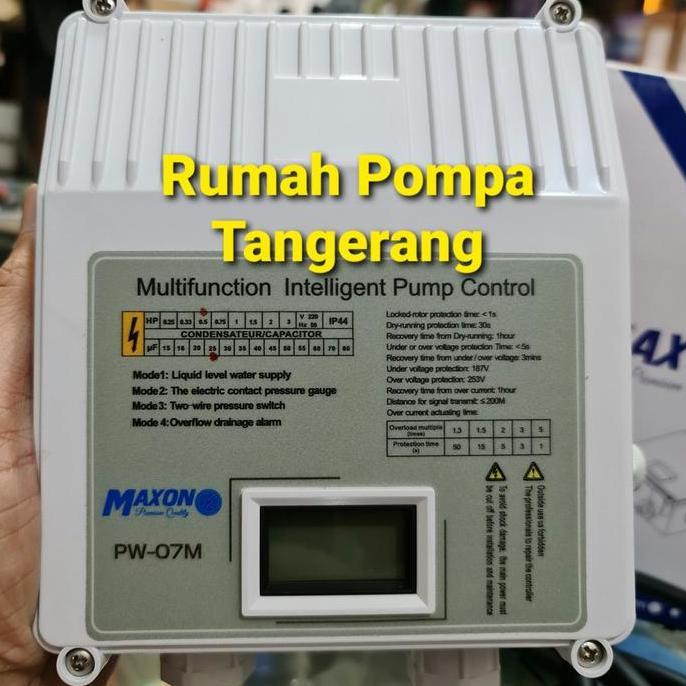 CONTROL BOX WLC MAXON POMPA SATELIT UNTUK 1HP 1PHASE HEMAT
