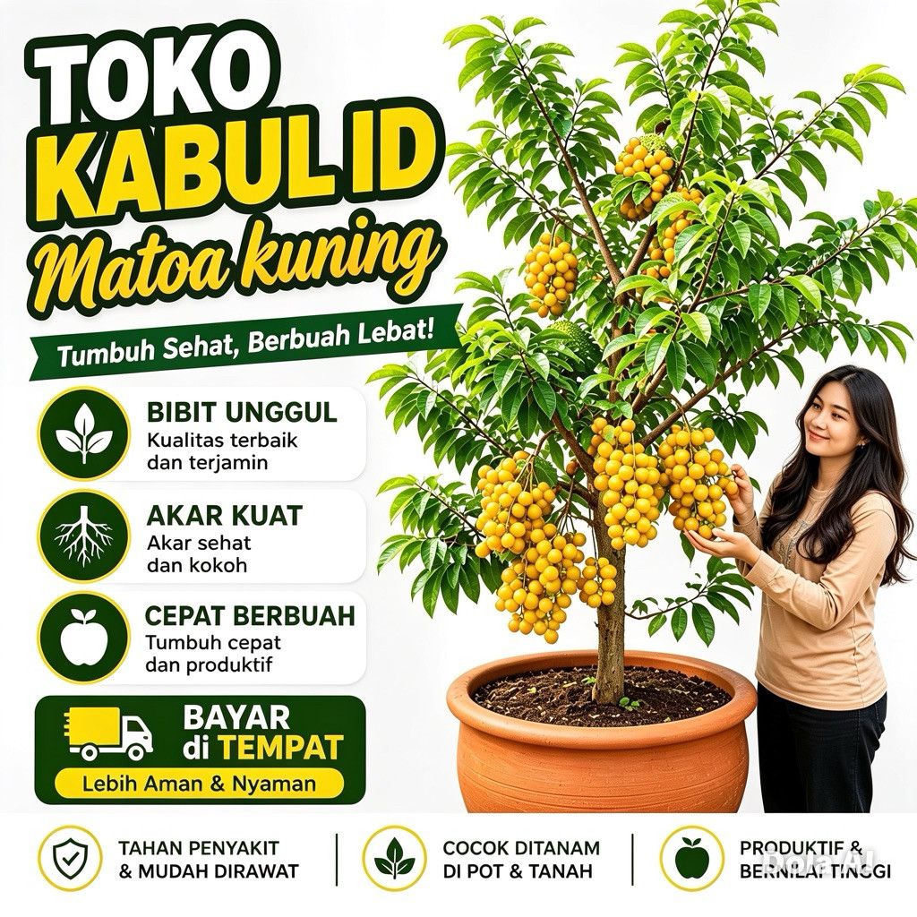 Bibit Tanaman Buah Matoa yelow Kuning ( Matoa Kuning )
