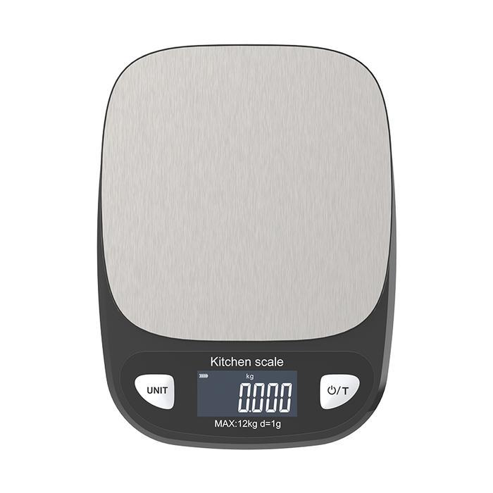 Timbangan Kue Digital Kapasitas 12 kg Rechargeable Kitchen Scale - Hitam