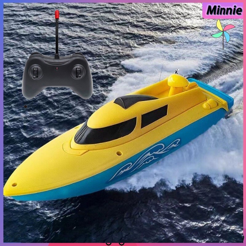 27Mhz RC Kapal Sepeda Motor Speedboat Kapal Pesiar Air Mainan Balap, Mainan Perahu Motor