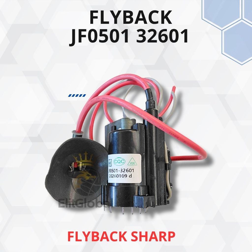 Flyback Transformer FA132WJZZ JF0501-32601 For TV CRT Sharp Slim 21 Inch Aksesoris Teknisi