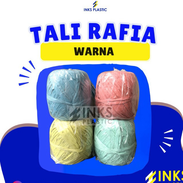Tali rafia Rapia warna Tali Rapia
