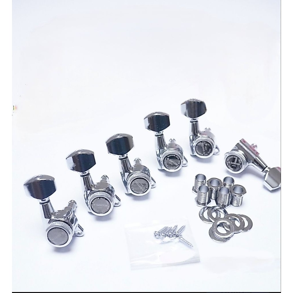 GOTOH MAGNUM ORIGINAL TUNER MACHINE DRYER GITAR ELEKTRIK 6 PCS