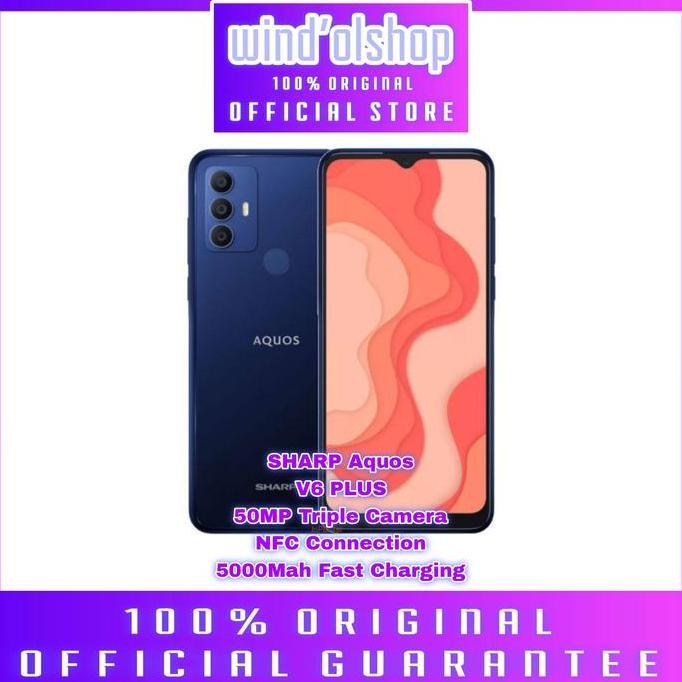 Goodseller- Sharp Aquos V6 Plus SH-C04 Android Smartphone 4/64 Aquos V6+ V6 + Octa Core