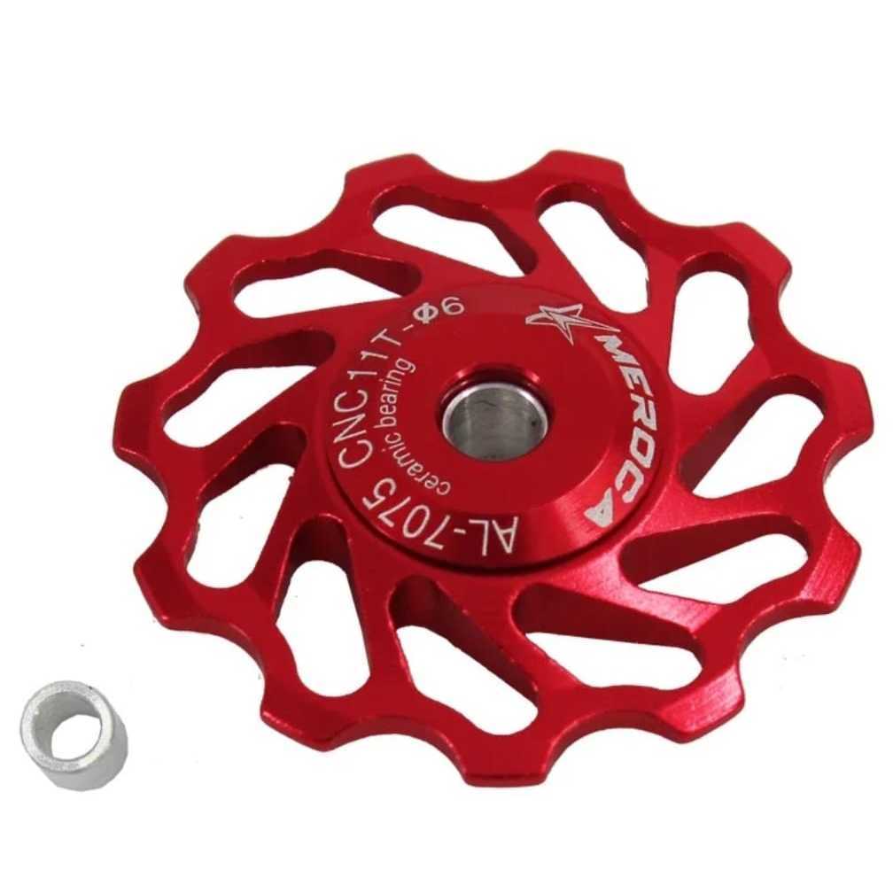 Foto Pulley RD Meroca Ceramic jockey wheel bearing keramik Alloy 11T loncer untuk sepeda RB MTB
