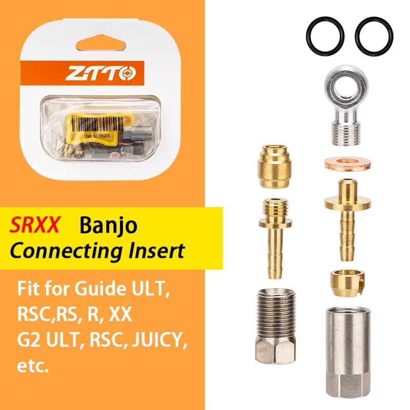 Foto Banjo Olive Connector Caliper Rem Hydraulic For Sram Guide G2 RSC Juicy Banjo Rem Hidrolik Sepeda