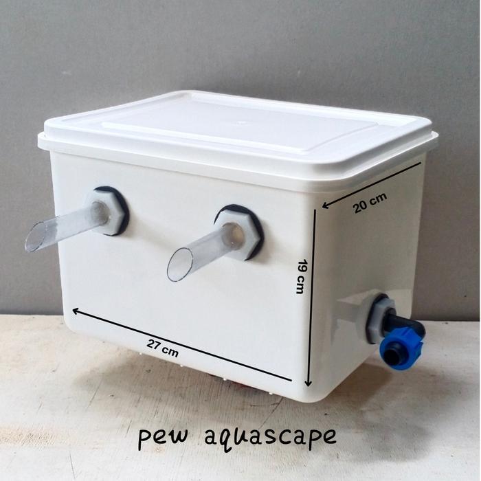 box filter kolam ikan koi box filter aquarium ember filter aquarium - box filter saja