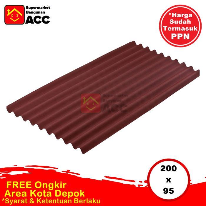 Onduline Atap Bitumen | Onduline Classic - Merah
