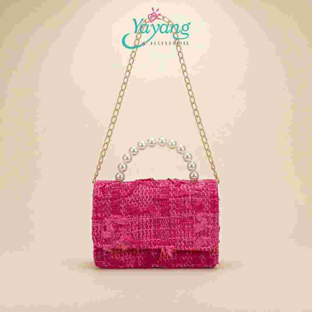Yayang Tas Ruby Selempang Anak Perempuan - Fashion Korean Style Mini Sling Bag Kids Lucu Imut Premiu