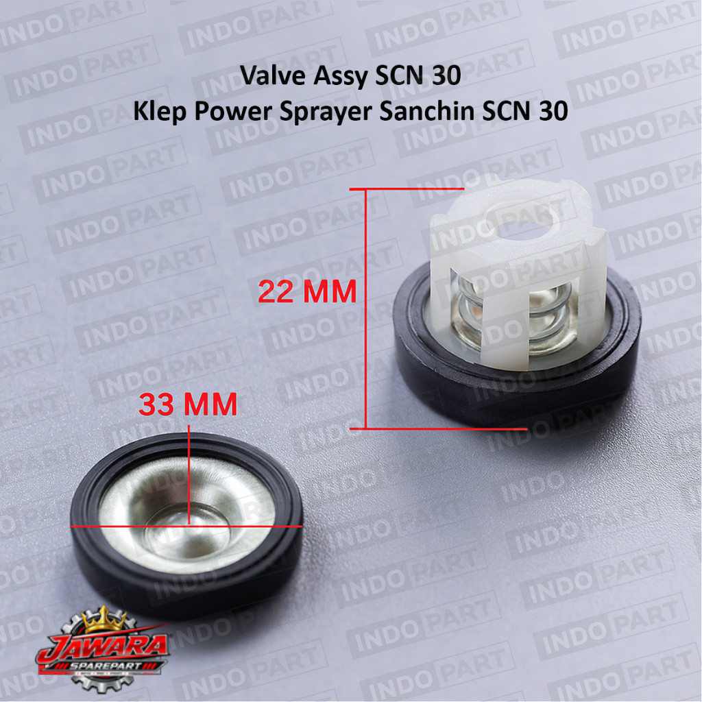 Valve Assy SCN 30 / Klep Power Sprayer Sanchin SCN 30 / Klep Assy Cuci Steam SCN 30