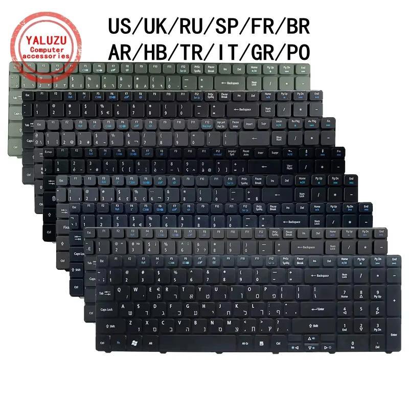 US/UK/RU/SP/FR/BR/AR/HB/TR/IT/GR/PO Laptop Keyboard For ACER E1-531/G E1-571/G E732/G/Z/ZG P253 5759