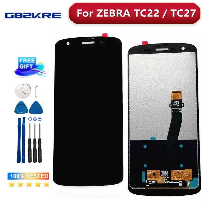 100% Tested LCD For ZEBRA TC22 TC27 splay Screen And Touch Sensor Replacement For Zebra Mobile Phone