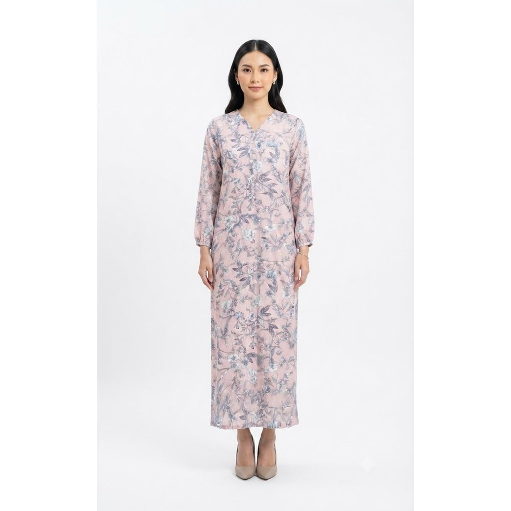 Eprise Kaftan Lengan Panjang PINK GE03B | Kaftan Wanita