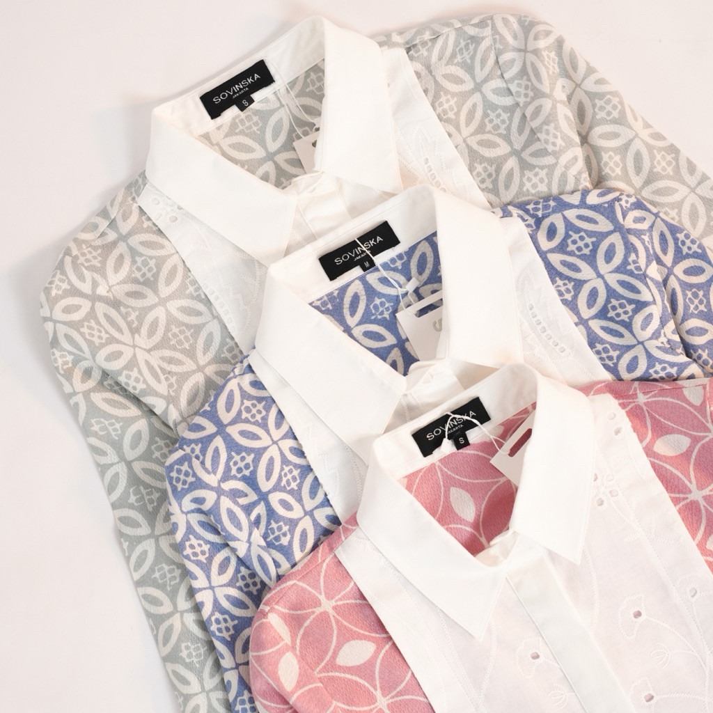 Sovinska_Blouse Batik N 15 /Atasan Batik Wanita modern N15
