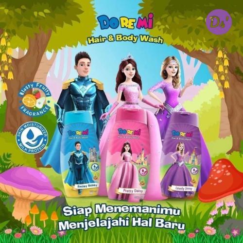 Doremi Hair & Body Wash Hero 200ml - Shampoo & Sabun Mandi Cair