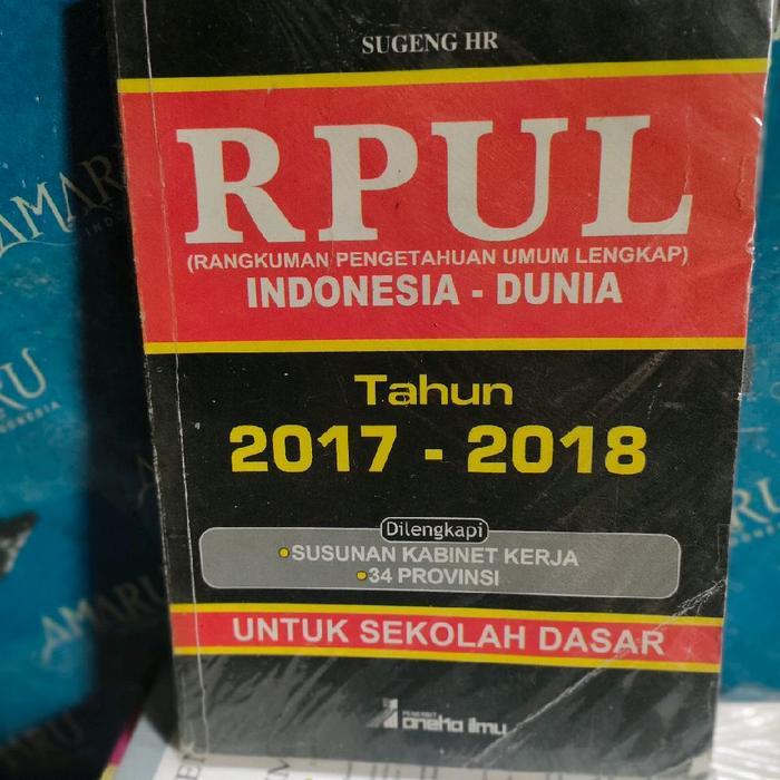 ORIGINAL BEKAS RPUL INDONESIA DUNIA 2017-2018