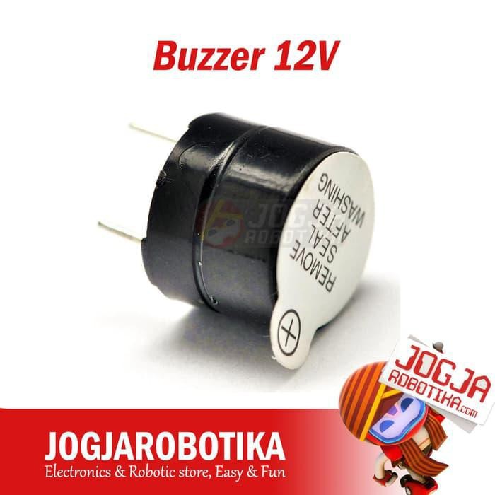 Buzzer Aktif 12V Active Buzzer Alarm Sounder Speaker 12mm