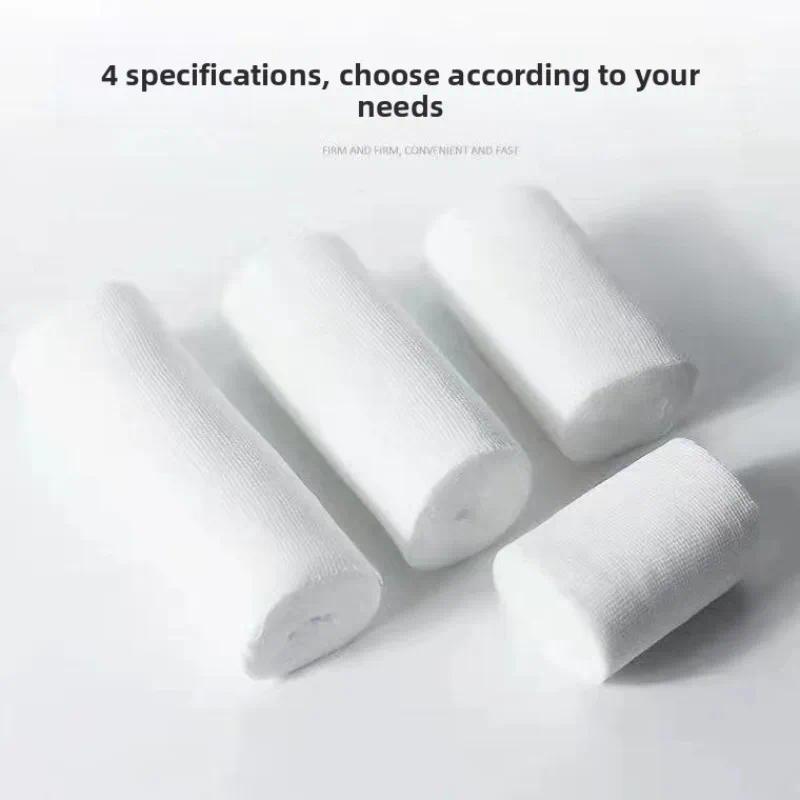 Mecal Gauze Rolls100% Cotton Sterile for Wound Dressing Bandaging and Hemostasis First Aid and Surgi