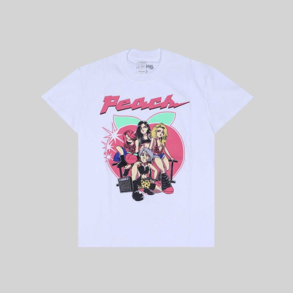 Tshirt PEACH - UNITED DAY | Kaos Band Pria Reguler Original Merchandise