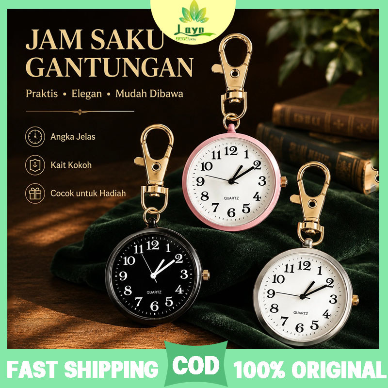 Jam Saku Gantungan Kunci Jam Saku Perawat Hadiah Perawat Mini Pria Wanita Jam Saku Kuarsa Indah