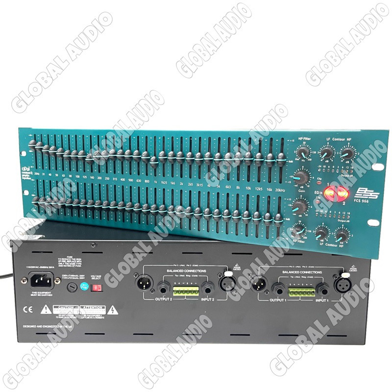 Equalizer BSS Opal FCS 966 Eq BSS Opal FCS 966 / EQUALISER BSS966 Bagus Murah Bestseller( bisa COD )