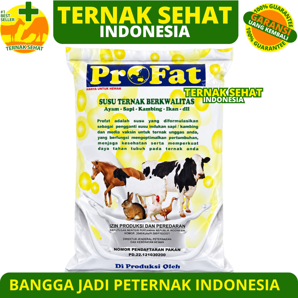 SUSU PROFAT 1KG - Susu Profat kambing - Susu Hewan Ternak untuk Sapi Kambing Ikan Ayam