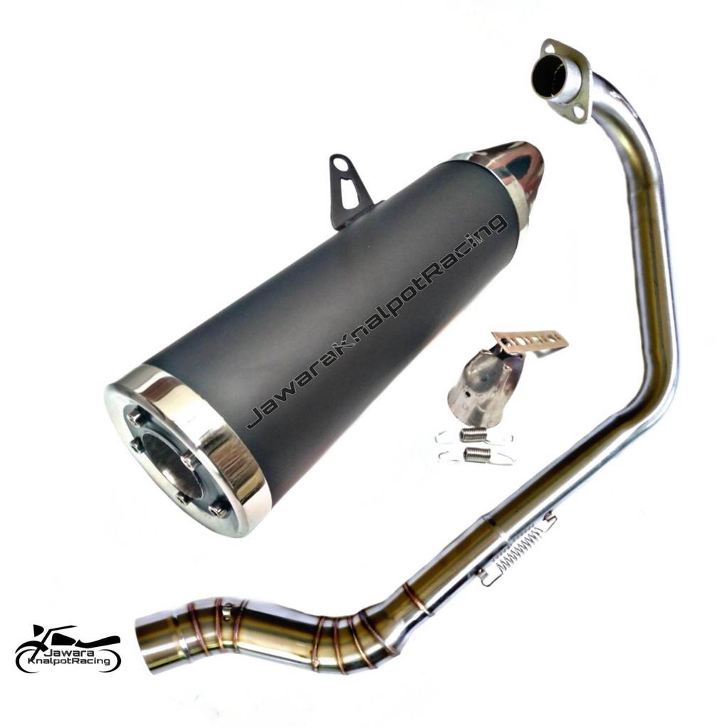 Knalpot racing tipe ori ninja karbu cb150r cbr all new byson vixion pollarize
