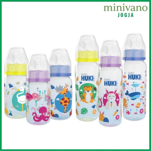 MINIVANO - Baby Huki Botol Susu Bayi PP - Dot Orthodontic Slim Neck - CI0325 CI0328 CI0329