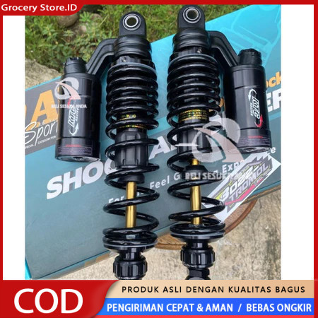 shockbreaker copy ktc shok tabung atas as gold skok tabung atas as gold 320mm 340mm 340 320 BLACK SE