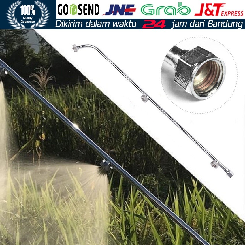 Stik Semprot Pipa Dengan 3 Cabang Nozzle Untuk Tangki Mesin Dan Sprayer Elektrik Nozel Baja Tahan Ka